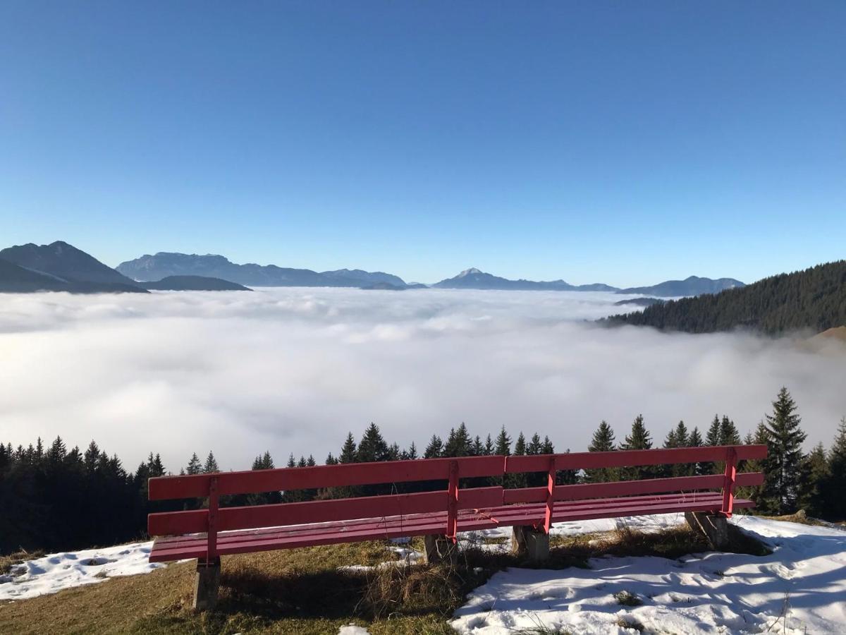 Pension Luzenberg Auffach Exteriér fotografie